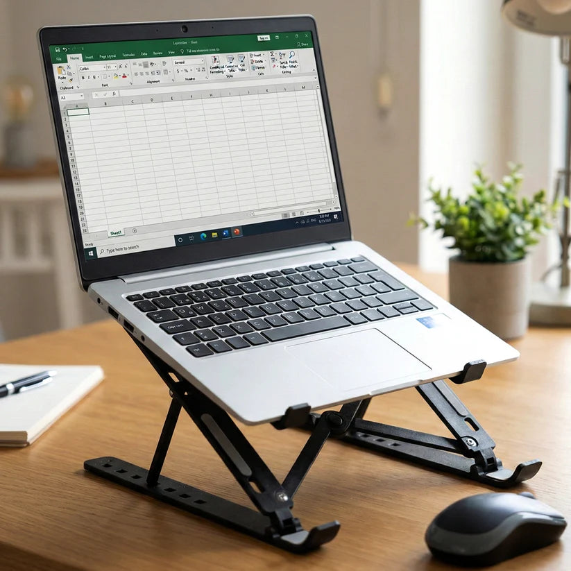 Premium Adjustable Laptop Stand – Foldable & Ergonomic