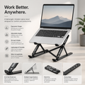 Premium Adjustable Laptop Stand – Foldable & Ergonomic