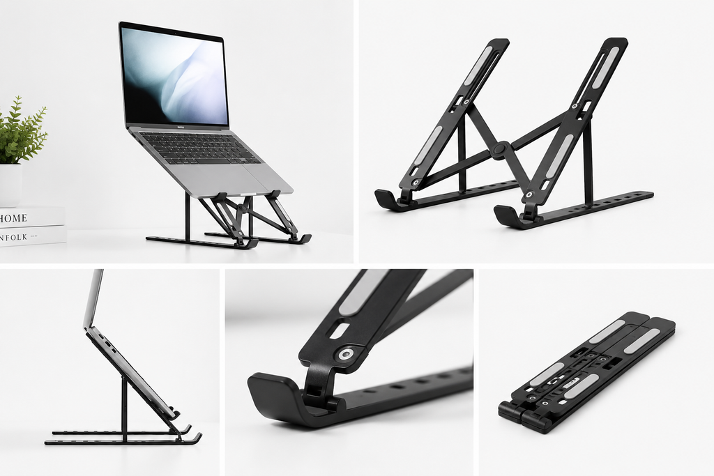 Premium Adjustable Laptop Stand – Foldable & Ergonomic